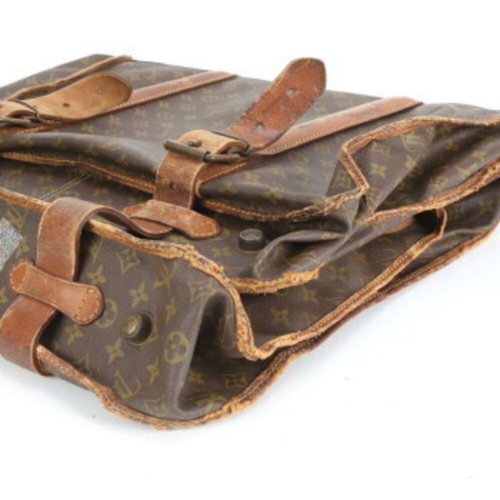 Louis Vuitton Monogram Suitcase Leather Garment Carry on Bag Business Travel - Picture 6 of 9